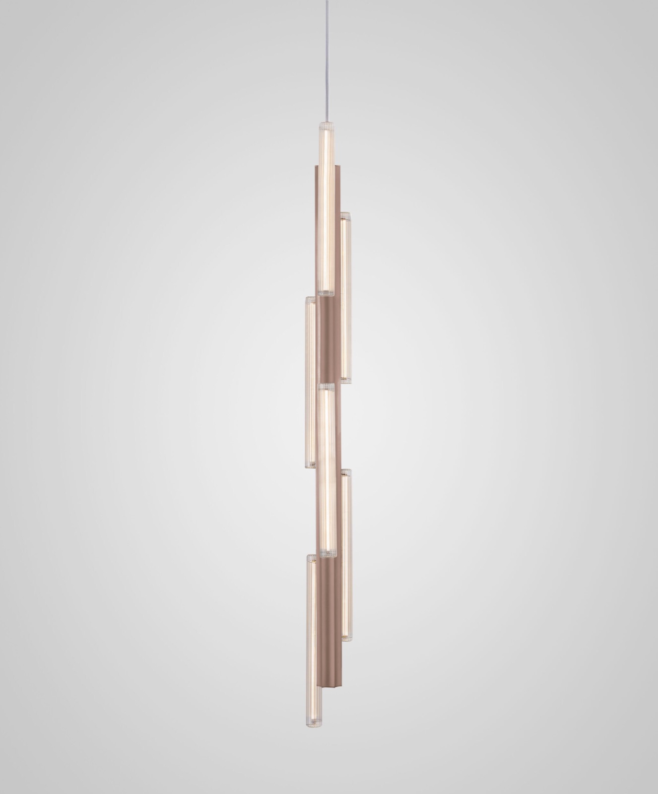 Hail Pendelleuchte von Lee Broom in gebürsteter Bronze